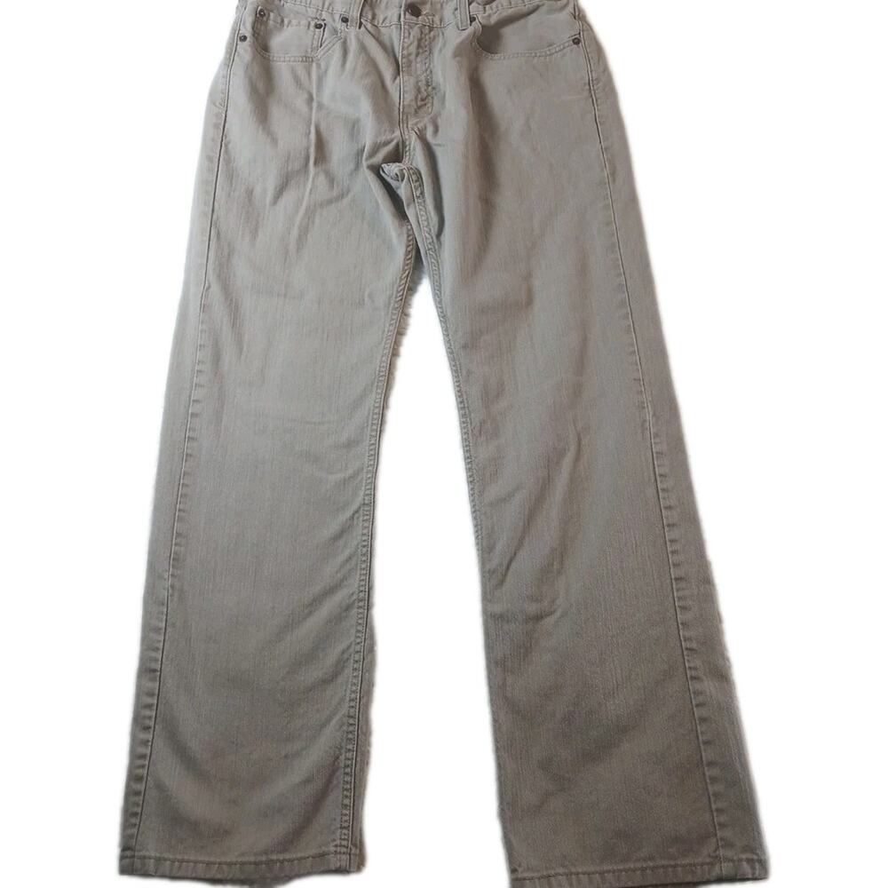 Levis Straight Leg Tan Size 34X32